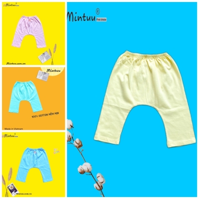 Quần đáy  nêm, quần  đóng  bỉm  màu  MINTUU