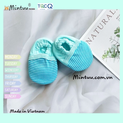 Giày vải sọc màu cho bé MINTUU