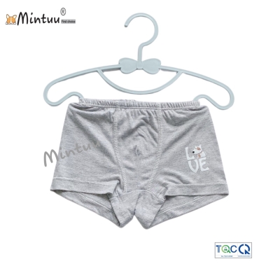 Quần đùi chíp dành cho bé trai, thương hiệu MINTUU, chất liệu sợi tre mềm mịn