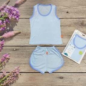 Bộ quần áo ba lỗ MINTUU vải sợi tre cao cấp