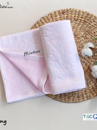 Chăn cho bé khổ 90cm*120cm MINTUU vải cotton trần bông