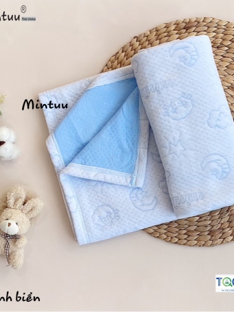 Chăn cho bé khổ 90cm*120cm MINTUU vải cotton trần bông