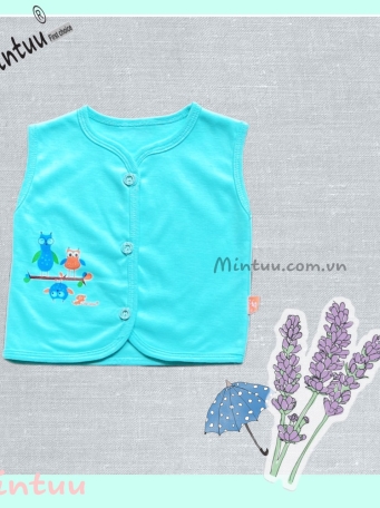 Áo Gile cho bé MINTUU vải cotton trần bông (1)