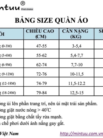 Áo sơ sinh cho bé cài giữa tay ngắn MINTUU vải sợi tre