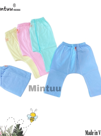 Quần đáy  nêm, quần  đóng  bỉm  màu  MINTUU
