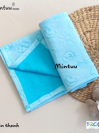 Chăn cho bé khổ 90cm*120cm MINTUU vải cotton trần bông