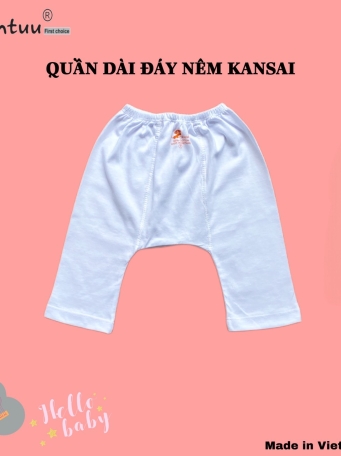 Quần  đáy nêm, quần  đóng  bỉm trắng  MINTUU