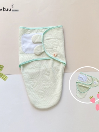 Ủ kén cho bé sơ sinh, chất liệu vải cotton trần bông , thương hiệu MINTUU