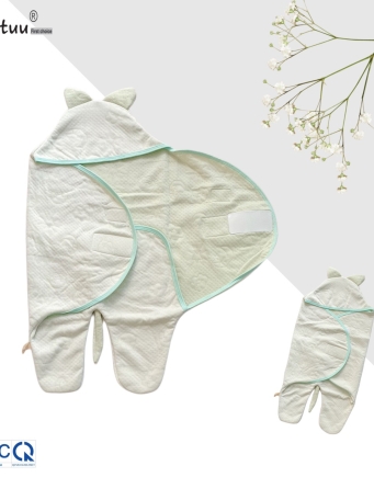 Túi ủ cho bé hình thú MINTUU vải cotton trần bông