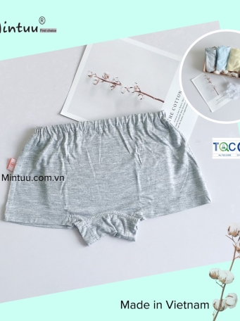 Quần  đùi  chíp cho bé MINTUU, vải  sợi tre