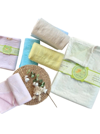 Chăn cho bé khổ 90cm*120cm MINTUU vải cotton trần bông