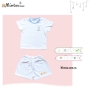 Bộ quần áo cài vai tay ngắn MINTUU vải 100% cotton 4 chiêu