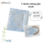 Ủ quấn chống giật mình bé sơ sinh vải visco sọc dẻo, thương hiệu MINTUU